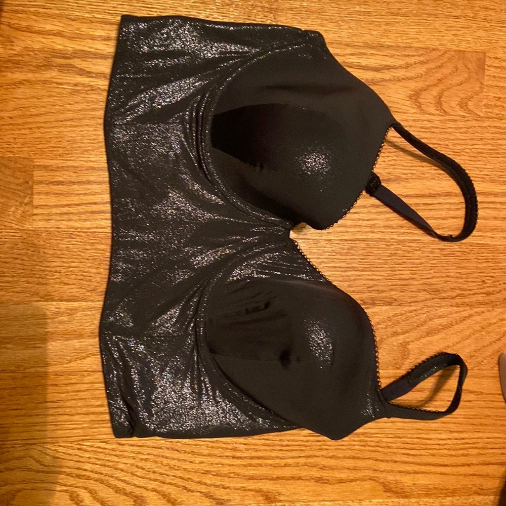 36D Longline Black VS Bra